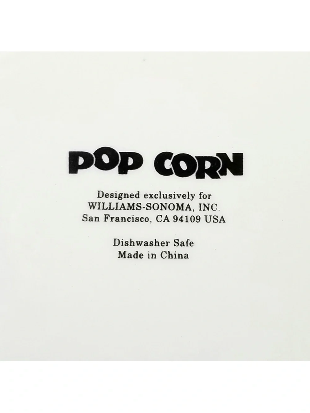 Williams Sonoma: Popcorn bucket